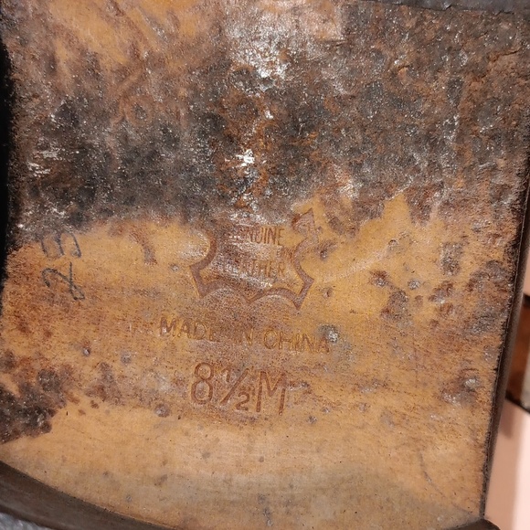 Women's vintage Jones New York black & brown leather Mary Janes sz 8.5 - Picture 5 of 10